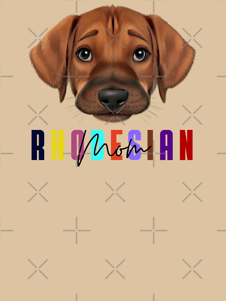 Aperçu 6 sur 6. Sweat à capuche épais avec l'œuvre Chiot Rhodesian Ridgeback - Maman Rhodesian créée et vendue par ChickNickStudio.