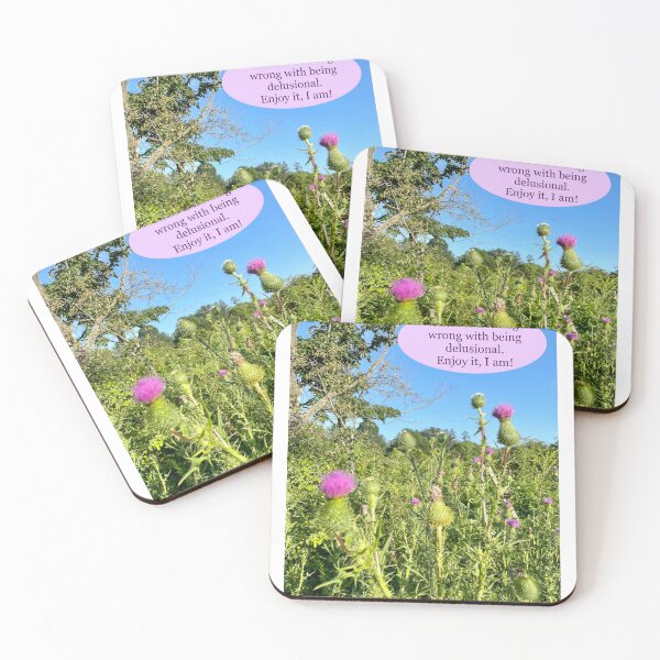 Item preview, I’m Delusional, and that’s ok! designed and sold by WriteRightOn.