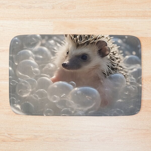 Item preview, Bubbly Hedgehug: Tiny Paws in a Bubble Bath designed and sold by StefanVlahovic.