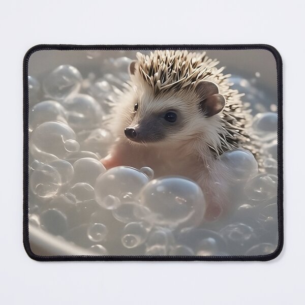 Item preview, Bubbly Hedgehug: Tiny Paws in a Bubble Bath designed and sold by StefanVlahovic.