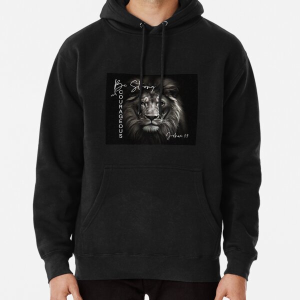 Black Strong & Courageous Hoodie