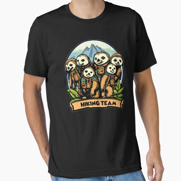 Item preview, Hiking Sloth Team women Funny designed and sold by shaderepublic.