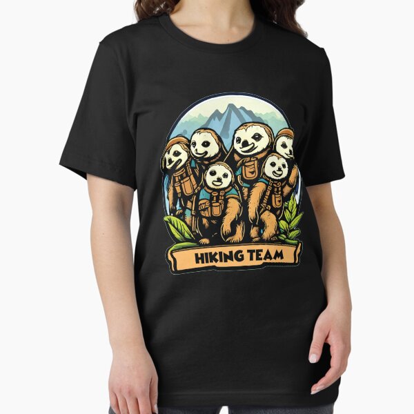 Item preview, Hiking Sloth Team women Funny designed and sold by shaderepublic.