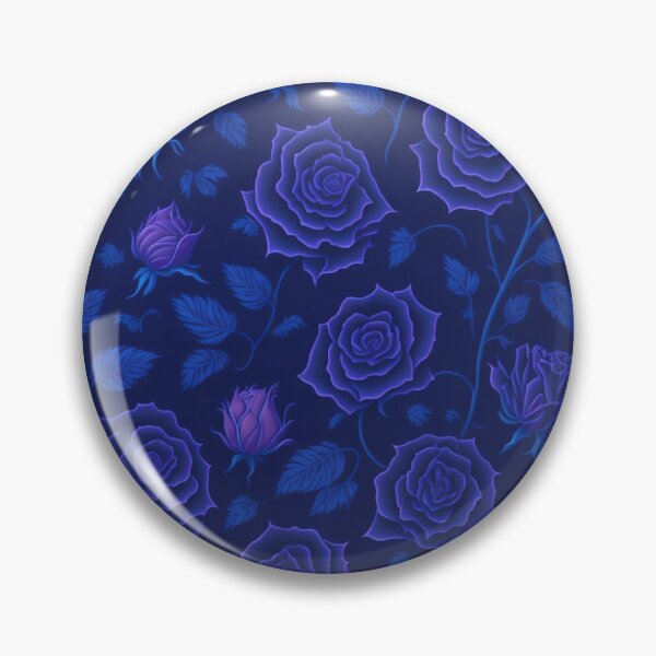 Item preview, blue,purple and pink roses pattern  designed and sold by Designfs.