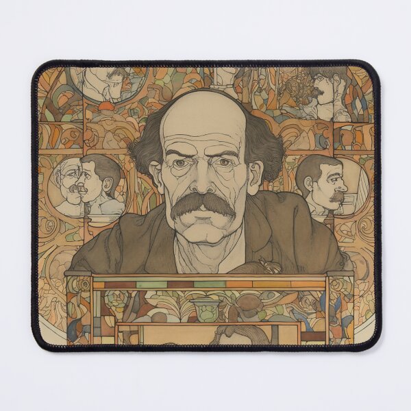 Item preview, Gilles Deleuze drawing designed and sold by ComicsFactory.