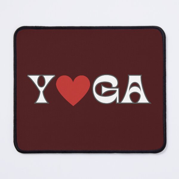 Item preview, I love Yoga, Yoga with a heart. designed and sold by Gilby-Designs.