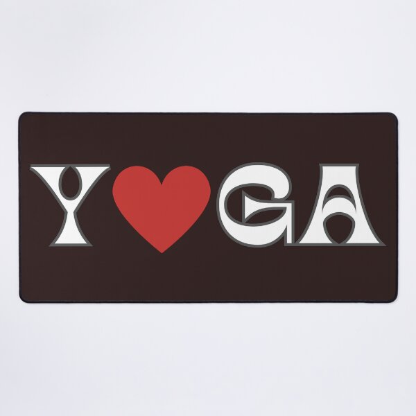 Item preview, I love Yoga, Yoga with a heart. designed and sold by Gilby-Designs.