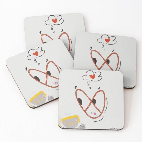 Item preview, Pretzel hearts queso  designed and sold by Doodlesbygabllc.