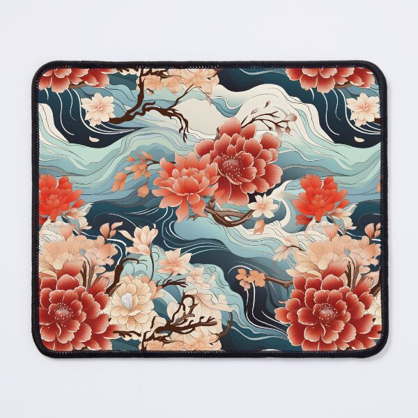 Item preview, Timeless Patterns: Tsubaki Tranquility 2. Premium Seamless Floral Pattern Design designed and sold by HIKARI Creations.