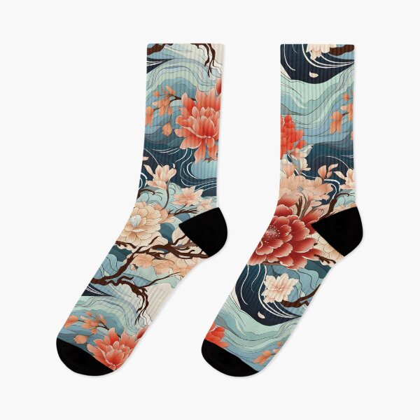 Item preview, Timeless Patterns: Tsubaki Tranquility 2. Premium Seamless Floral Pattern Design designed and sold by HIKARI Creations.