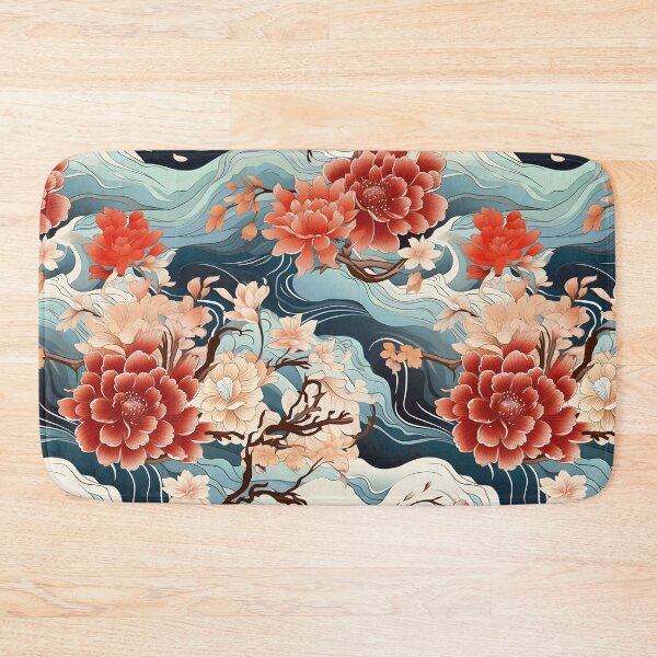 Item preview, Timeless Patterns: Tsubaki Tranquility 2. Premium Seamless Floral Pattern Design designed and sold by HIKARI Creations.