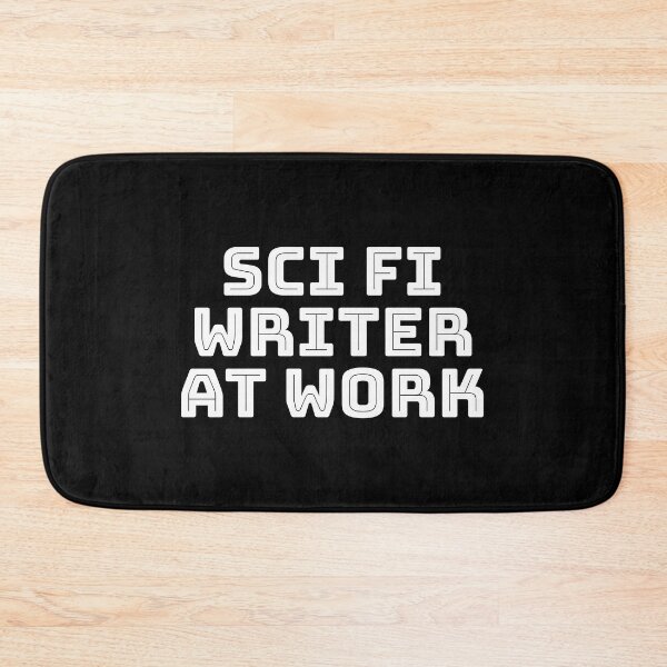 Item preview, Sci Fi Writer at work  - funny science fiction writing designed and sold by Inspirationmotivation.