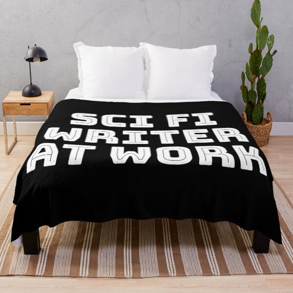 Item preview, Sci Fi Writer at work  - funny science fiction writing designed and sold by Inspirationmotivation.