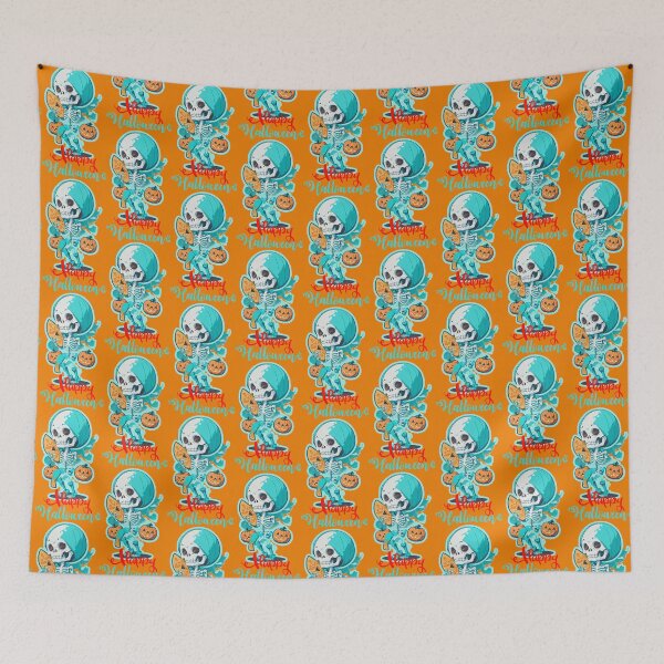 Item preview, Funny Halloween Skeleton designed and sold by CatCoconut-Art.