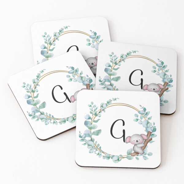 Item preview, Monogram Letter G | Koala Design designed and sold by JustSeasons.