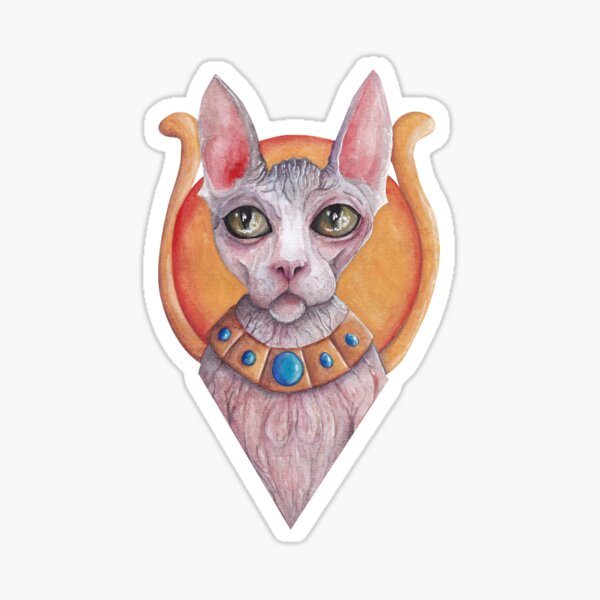 The Cat Goddess Sticker