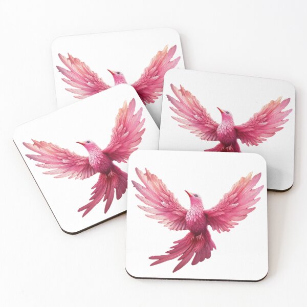 Item preview, Beautiful pink bird as a freedom designed and sold by Dreamtodream.