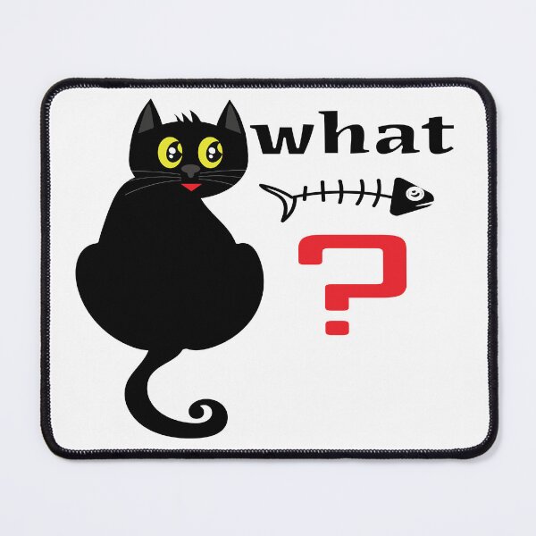 Item preview, Meowtastic! Cat What? Black cat with his favorite things. designed and sold by jojokrap-2023.
