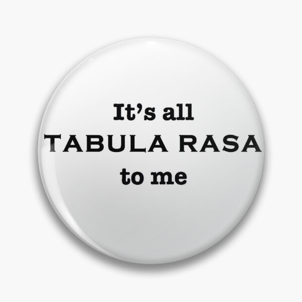 Item preview, It's all TABULA RASA to me (black on white) designed and sold by Photos By Fotini.