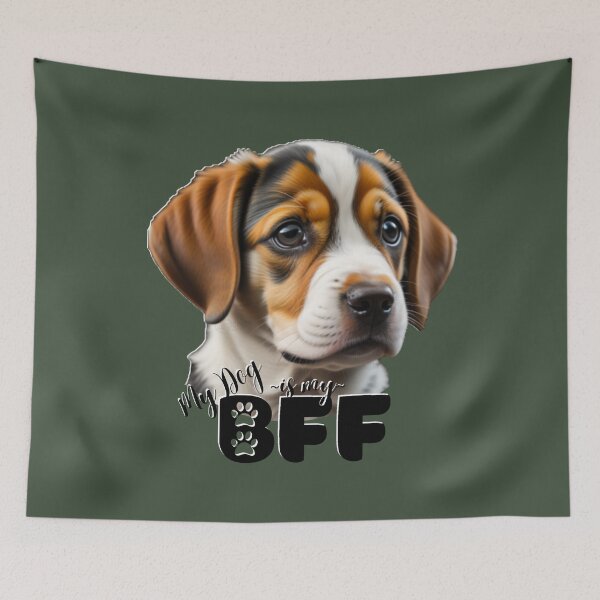Artikelvorschau, Süßer Beagle-Welpe BFF entworfen und verkauft von LifeCrush.