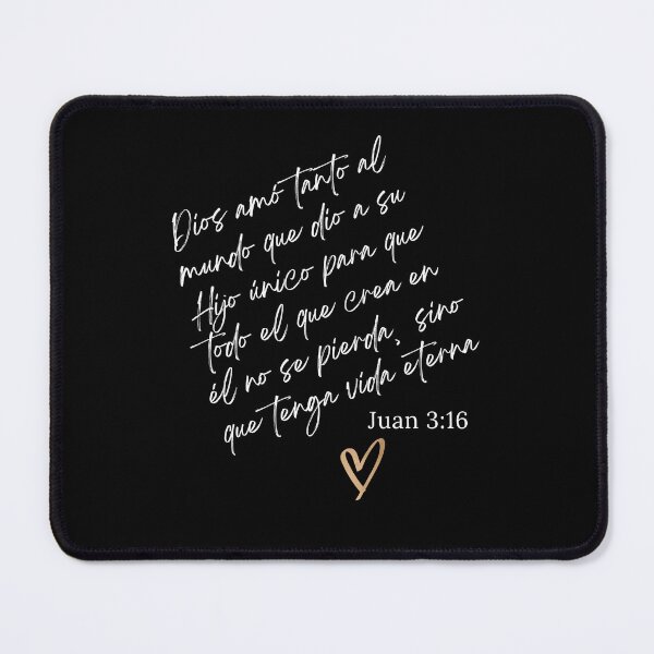 Item preview, Bible Verse in Spanish Dios amó tanto al mundo que dio a su Hijo único designed and sold by Brasilia.