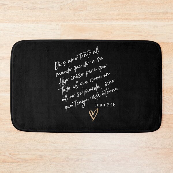 Item preview, Bible Verse in Spanish Dios  amó tanto al mundo que dio a su Hijo único designed and sold by Brasilia.