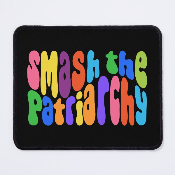 Item preview, Smash The Patriarchy Rainbow Word Art designed and sold by Unhinged Heather.