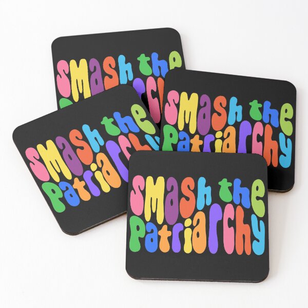 Item preview, Smash The Patriarchy Rainbow Word Art designed and sold by Unhinged Heather.