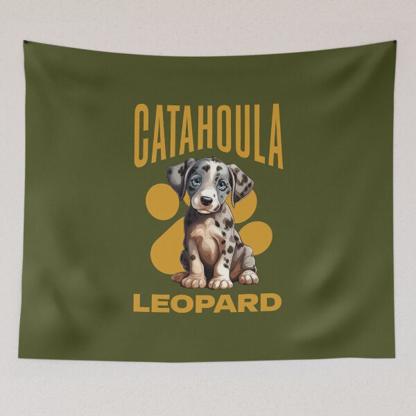 Item preview, Cute Catahoula Leopard Puppy - Catahoula Leopard Dog Lover Orange designed and sold by lovealva.