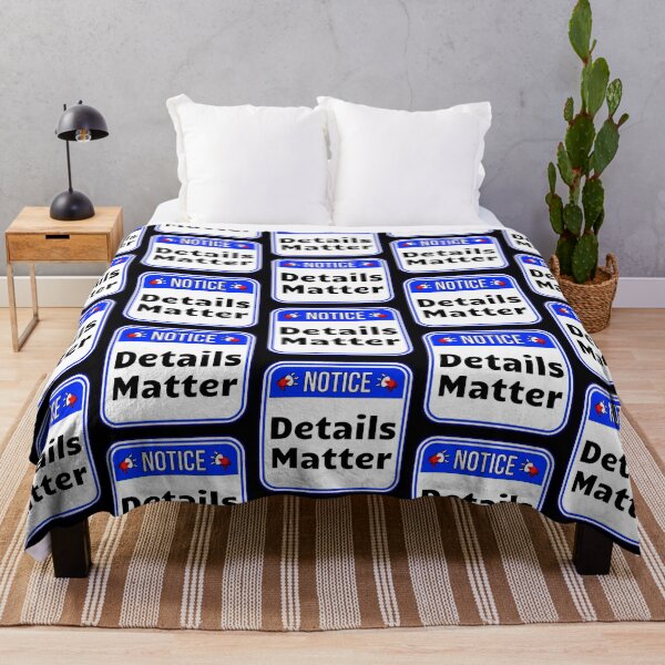 Item preview, NOTICE: Details Matter - funny warning signs designed and sold by DesignsFromTW-S.