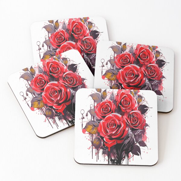 Item preview, red roses painting designed and sold by RodoArtDs.