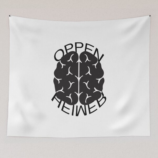 Item preview, Oppenheimer Illustration minimalist design designed and sold by MubaraksArt.