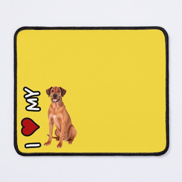 Item preview, I love my dog - Animated Rhodesian Ridgeback in 3D style designed and sold by ChickNickStudio.