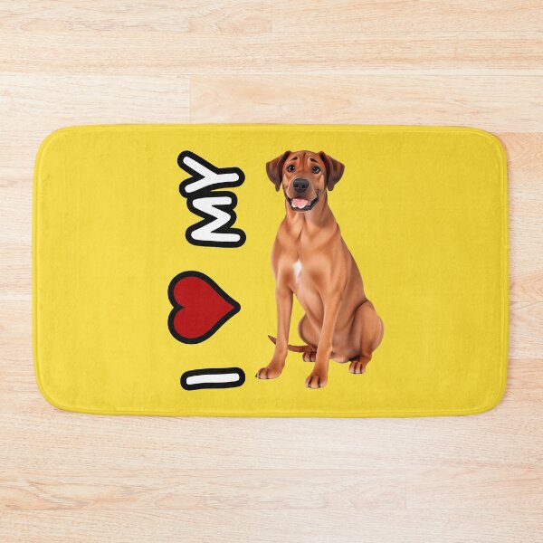 Item preview, I love my dog - Animated Rhodesian Ridgeback in 3D style designed and sold by ChickNickStudio.