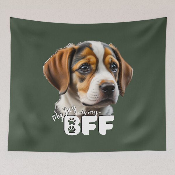 Artikelvorschau, Süßer Beagle-Welpe BFF entworfen und verkauft von LifeCrush.
