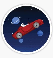 Tesla In Space Sticker