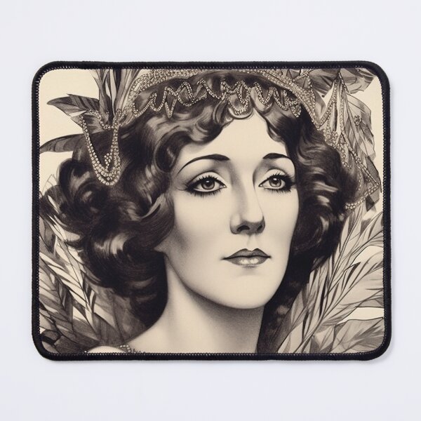 Item preview, Gloria Swanson drawing designed and sold by ComicsFactory.