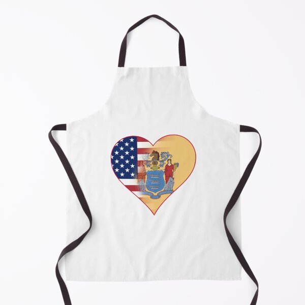 Item preview, State of New Jersey Flag and American Flag Fusion Design designed and sold by Gsallicat.