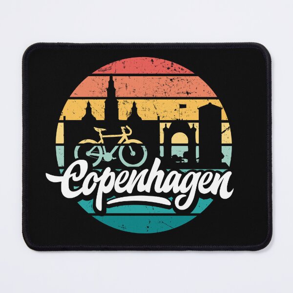 Item preview, Copenhagen Cyclist Sunset Vintage Retro Bike designed and sold by Pau Baz.