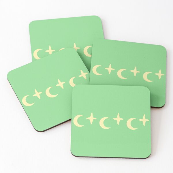 Item preview, Stars and Moon pattern-green designed and sold by charmednight.