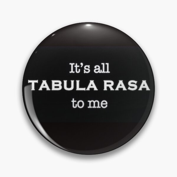 Item preview, It's all TABULA RASA to me (white on black) designed and sold by Photos By Fotini.