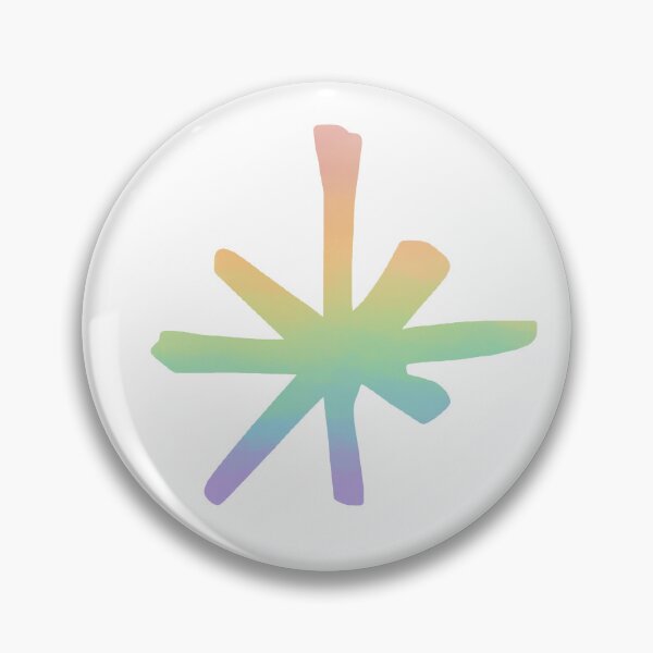 Item preview, rainbow asterisk designed and sold by afterthefire.