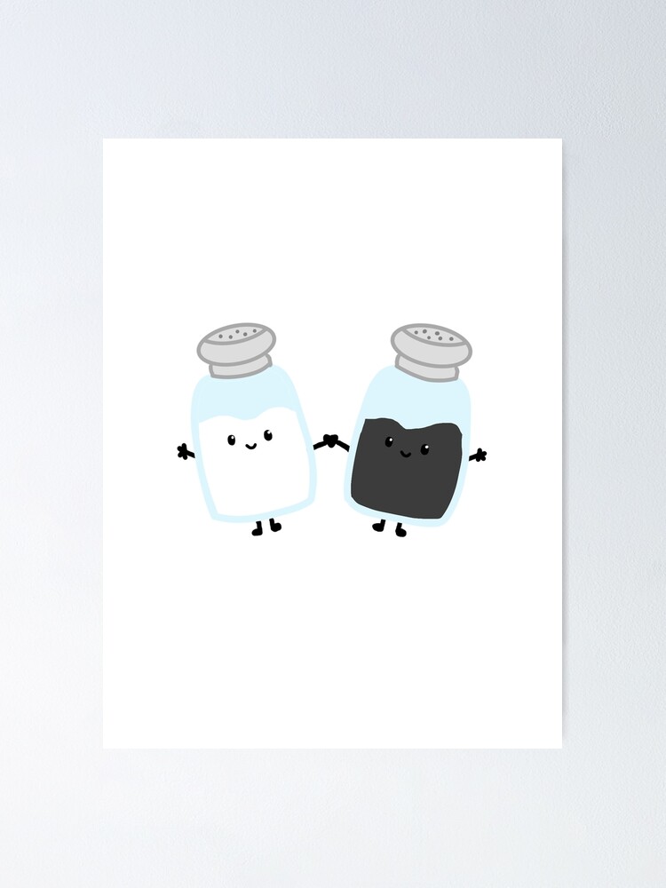 Kawaii Salt & Pepper Shakers: Best Friends Forever Art Board Print for  Sale by PanosTsalig