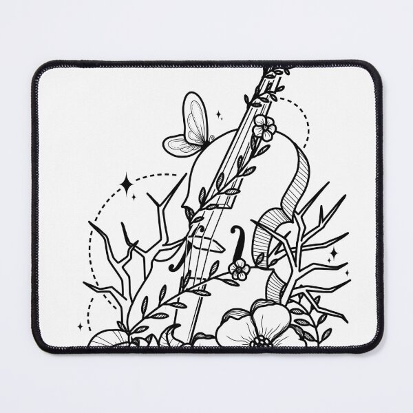 Item preview, classical music - violin and flowers designed and sold by FerdiEverywhere.