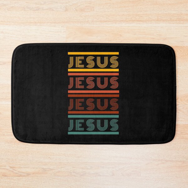 Artikelvorschau, JESUS JESUS JESUS JESUS Retro-Typografie entworfen und verkauft von Brasilia.