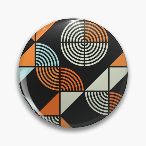Item preview, Geometric Circle and Shapes Pattern designed and sold by CosmicPatriot.