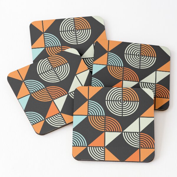 Item preview, Geometric Circle and Shapes Pattern designed and sold by CosmicPatriot.