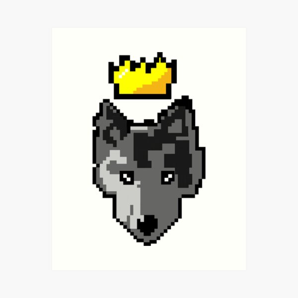 32x32 Pixel Wolf - Pixel_Dailies 1/10/23 by SamsonBarclay on