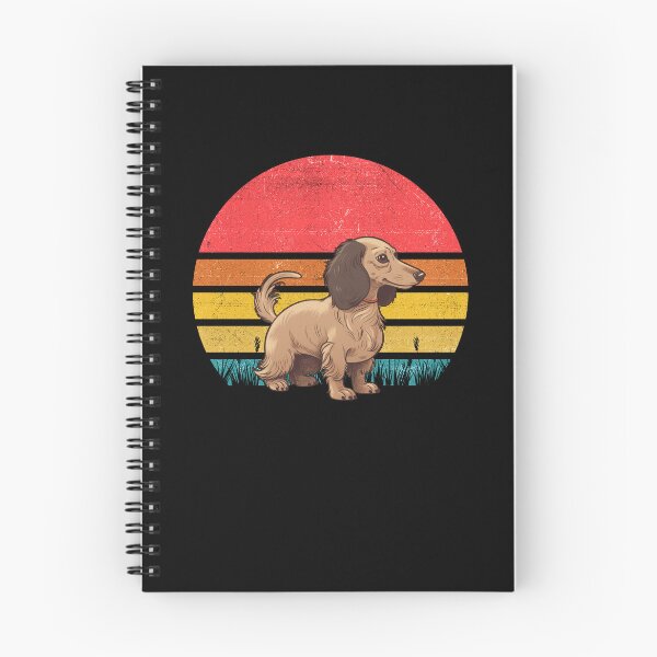 Item preview, Long Haired Dachshund Vintage Retro Sunset designed and sold by rafaeltto.