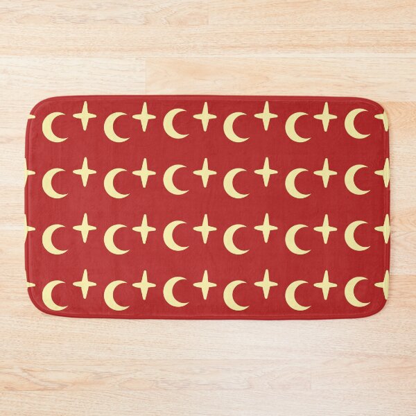 Item preview, Stars and Moon pattern-red designed and sold by charmednight.